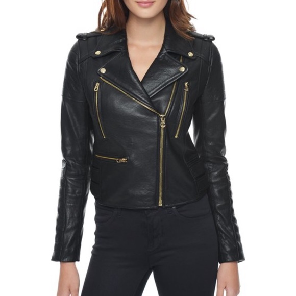 Juicy Couture genuine lamb leather jacket - Picture 3 of 8